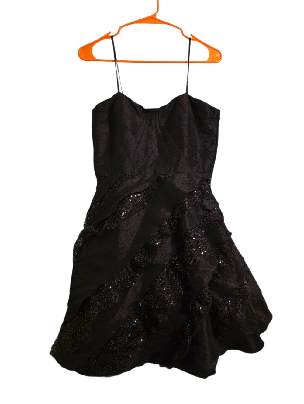 Vintage | Black Sequin Party Dress